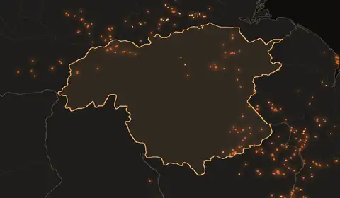 Incendios forestales en Bolívar