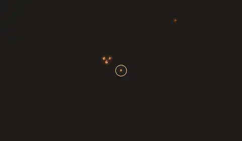 Fire near Adam