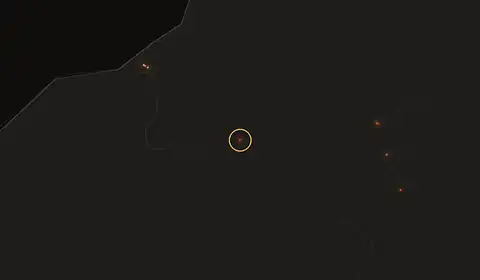 Fire near Aghlal, Algeria, 10 October 2026