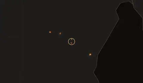 Fire near Ain Sukhna, Egypt, 10 October 2026