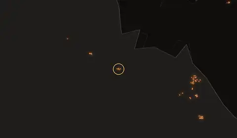 Fire near Al Jubayl, Saudi Arabia, 10 October 2026