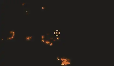 Fire near Alenquer, Brazil, 10 October 2026