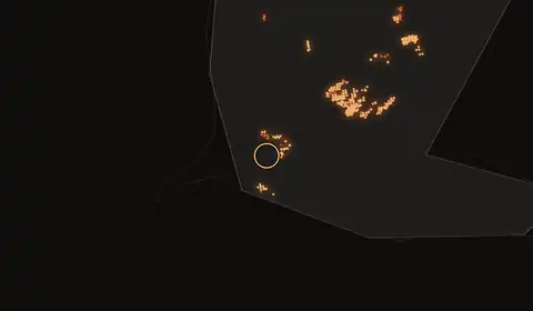 Fire near Alyangula