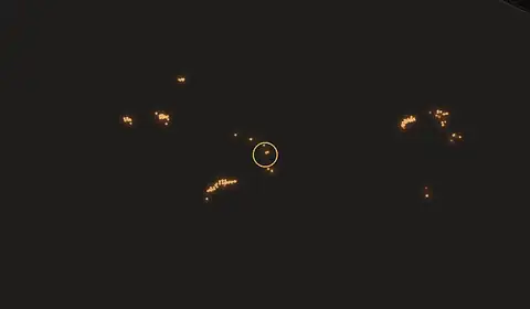 Fire near Alyangula, Australia, 12 October 2026