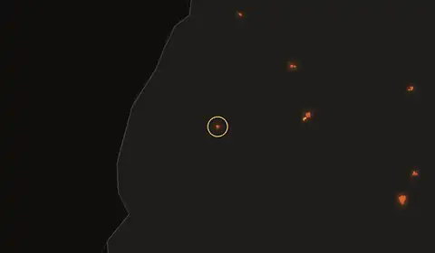 Fire near Ambilobe, Madagascar, 10 October 2026