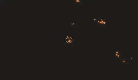 Fire near Angul, India, 10 October 2026