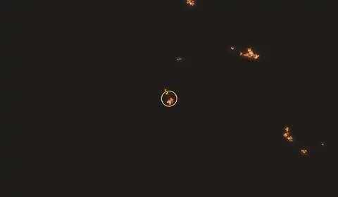 Fire near Angul, India, 10 October 2026