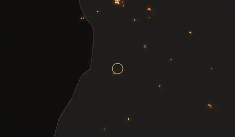 Fire near Antsohimbondrona
