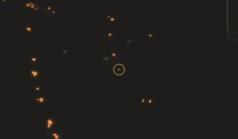 Fire near Az Zubayr, Iraq, 11 October 2026