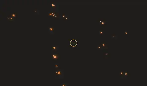 Fire near Az Zubayr, Iraq, 11 October 2026