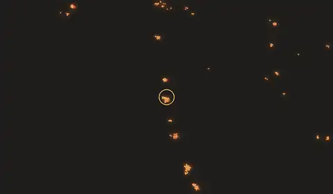 Fire near Az Zubayr, Iraq, 11 October 2026