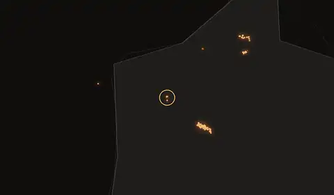 Fire near Bamaga, Australia, 10 October 2026
