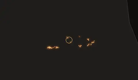 Fire near Bamaga, Australia, 10 October 2026