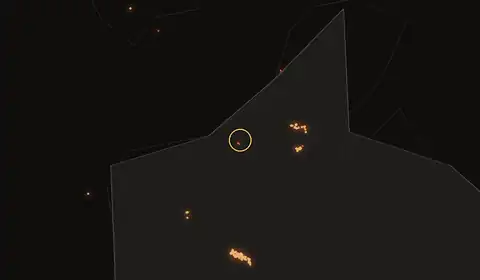 Fire near Bamaga