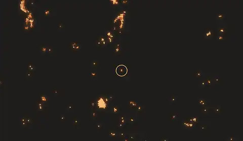 Fire near Basarang