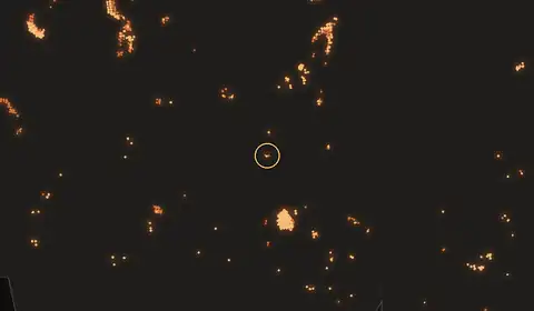 Fire near Basarang
