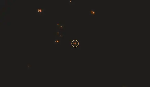 Fire near Behbahān
