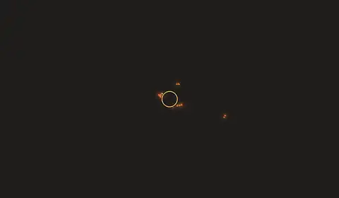Fire near Bertolínia, Brazil, 10 October 2026