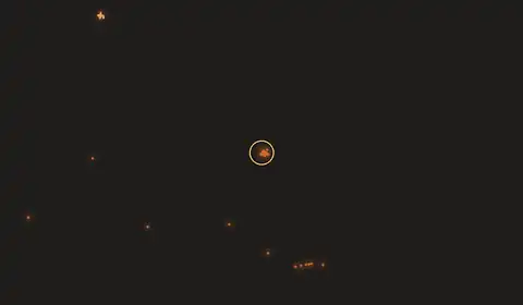 Fire near Bom Jesus da Lapa