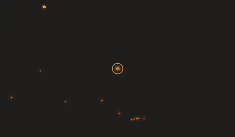 Fire near Bom Jesus da Lapa