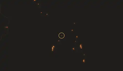 Fire near Brajarajnagar, India, 10 October 2026