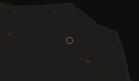 Fire near Bula, no longer detected