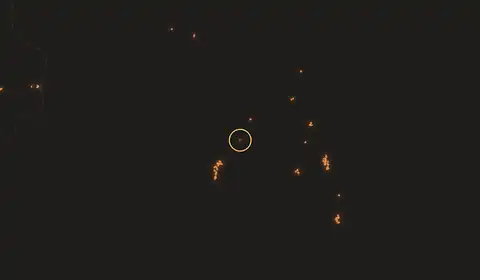 Fire near Bundia, India, 10 October 2026
