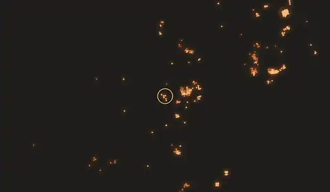 Fire near Buntok, no longer detected