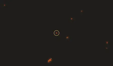 Fire near Capelongo, Angola, 11 October 2026