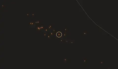 Fire near Çärjew, Turkmenistan, 10 October 2026