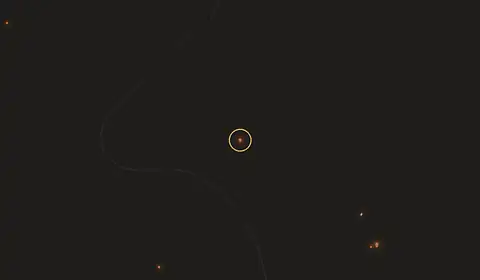 Fire near Centenário