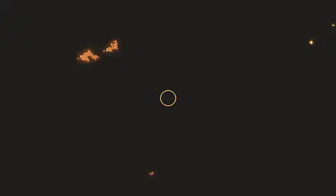 Fire near Coribe, Brazil, 11 October 2026