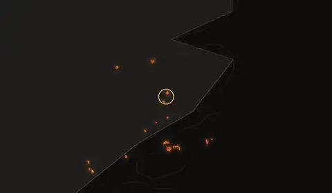 Fire near Cutias, Brazil, 11 October 2026
