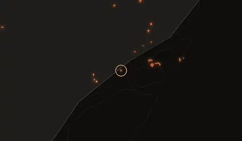 Fire near Cutias, Brazil, 11 October 2026