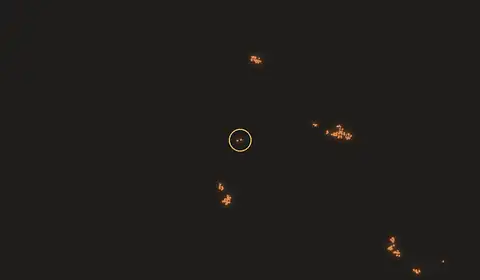 Fire near Danara, India, 10 October 2026