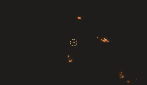 Fire near Danara