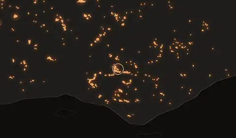 Fire near Daru, Papua New Guinea, 10 October 2026