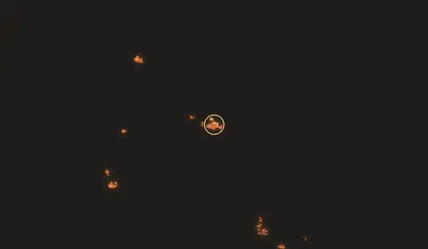 Fire near Dera Colliery Township