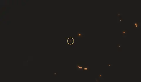 Fire near Emalahleni, South Africa, 11 October 2026