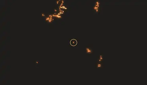 Fire near Formosa do Rio Preto, Brazil, 11 October 2026