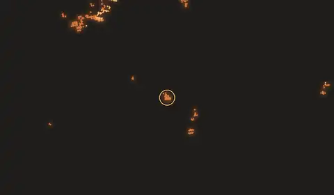 Fire near Formosa do Rio Preto, Brazil, 11 October 2026