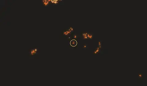 Fire near Formosa do Rio Preto, Brazil, 10 October 2026
