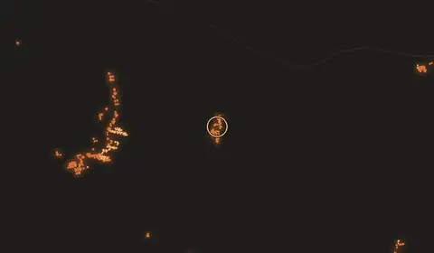 Mapa do fogo perto de Formosa do Rio Preto