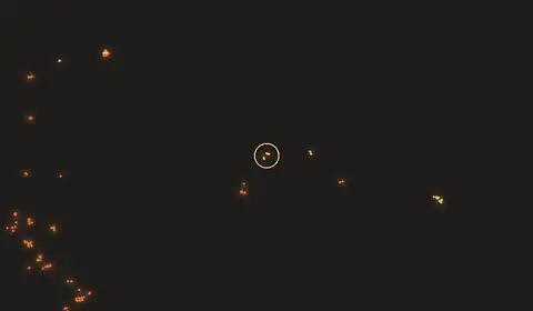 Fire near Gramercy, United States, 12 October 2026