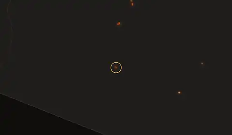 Fire near Hackberry, United States, 10 October 2026