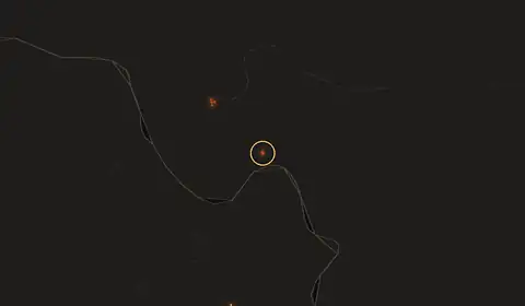 Fire near Hrabove, Ukraine, 10 October 2026