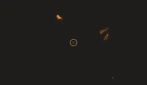 Fire near Jaíba, Brazil, 10 October 2026
