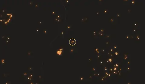 Fire near Jenamas
