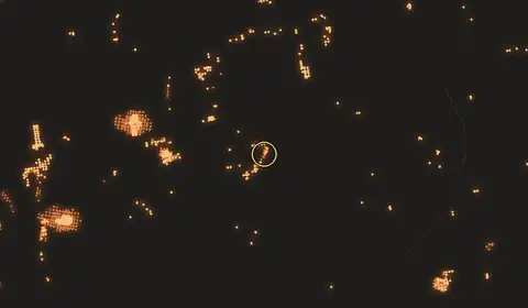 Fire near Jenamas