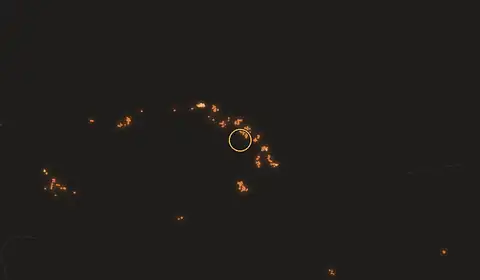 Fire near Kenduadīh, India, 10 October 2026
